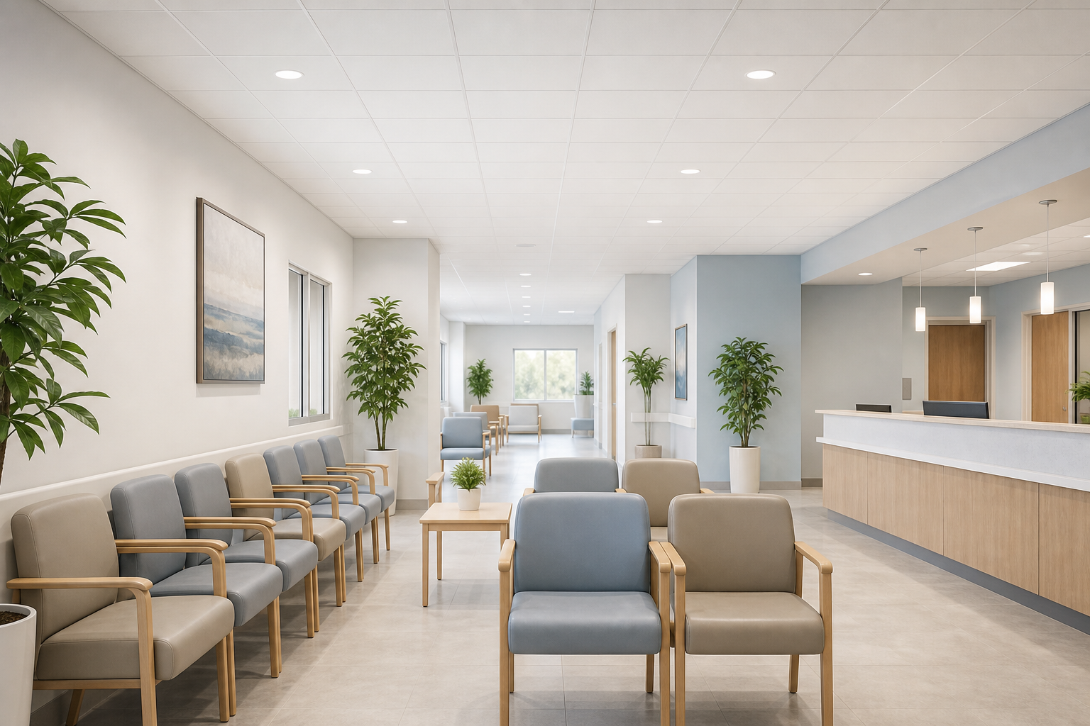 Healthcare waiting area — Teesside