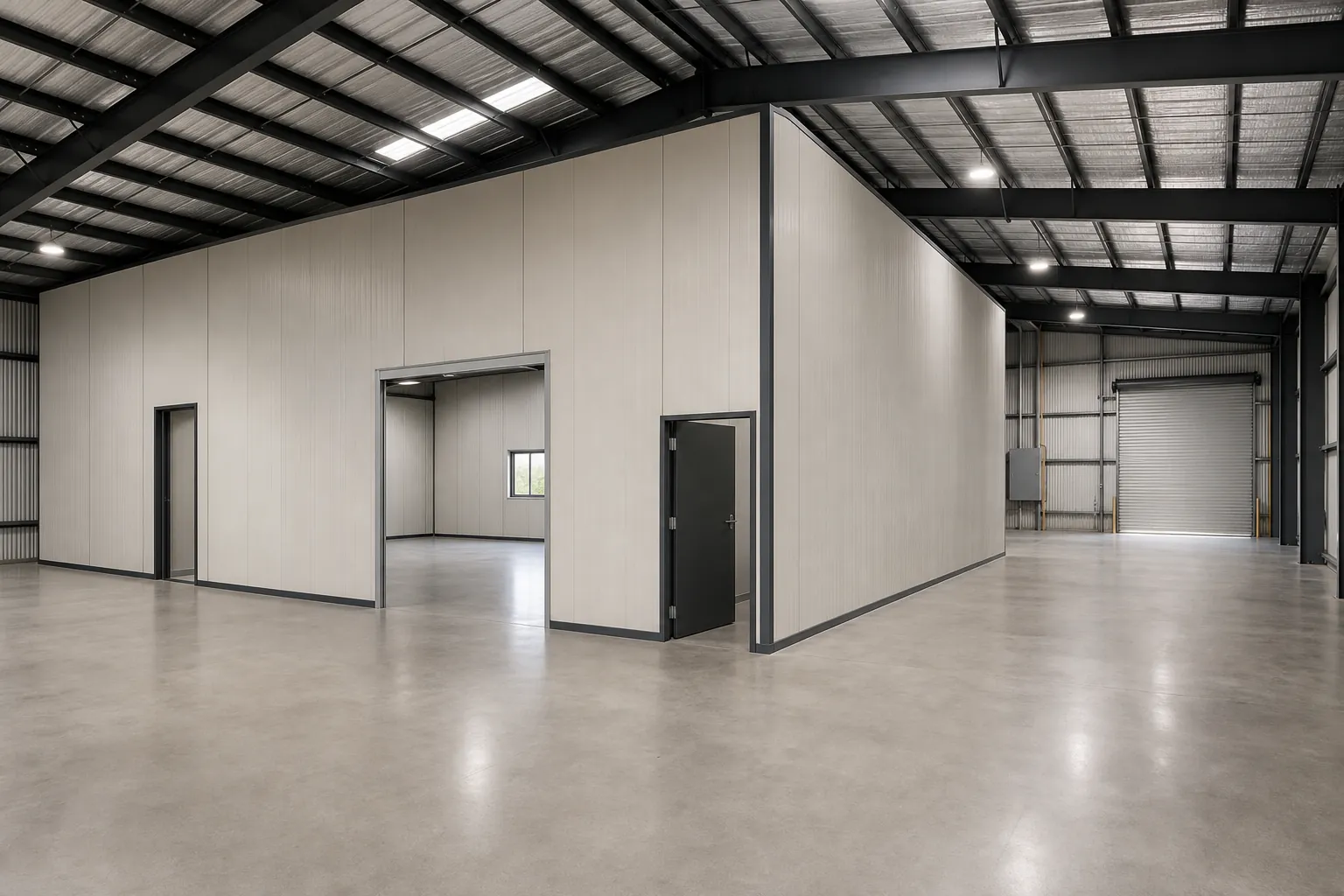 Commercial suspended ceiling project near Hexham
